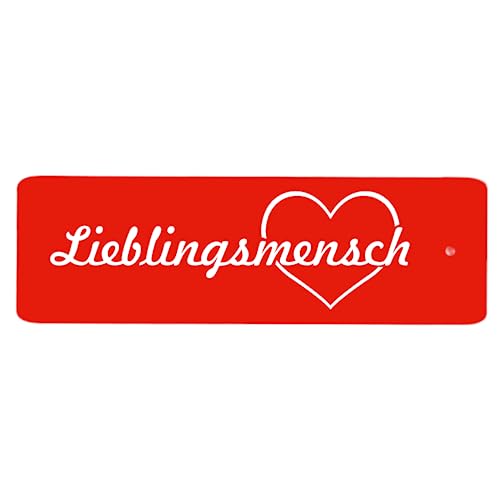 Schlüsselanhänger Herz mit Spruch