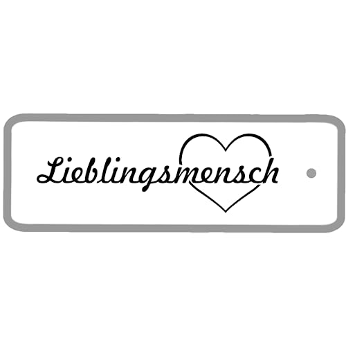 Schlüsselanhänger Herz mit Spruch