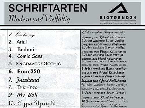 2 Stk Klingelschild Selbstklebend - individuelle Gravur Türschild Briefkastenschild Namensschild